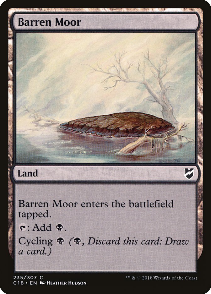 Barren Moor [Commander 2018] | Clutch Gaming