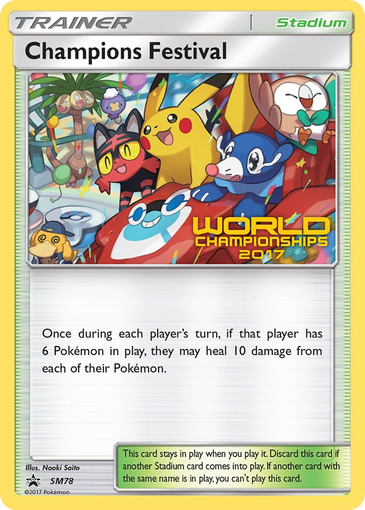Champions Festival (SM78) (2017 Quarter Finalist) [Sun & Moon: Black Star Promos] | Clutch Gaming