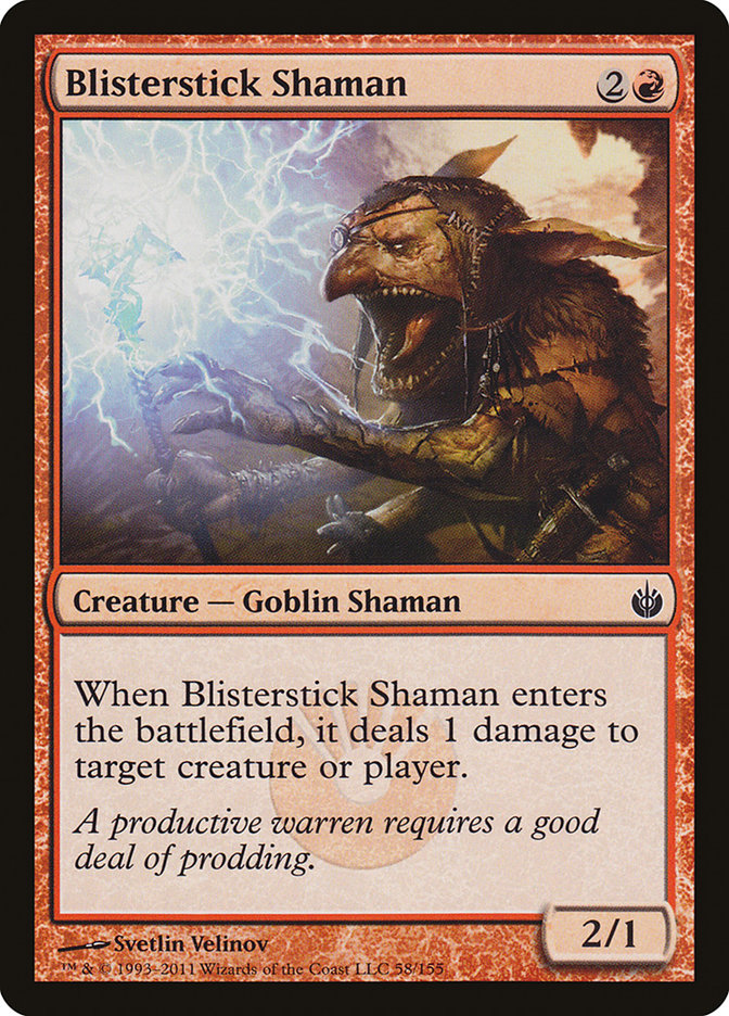 Blisterstick Shaman [Mirrodin Besieged] | Clutch Gaming