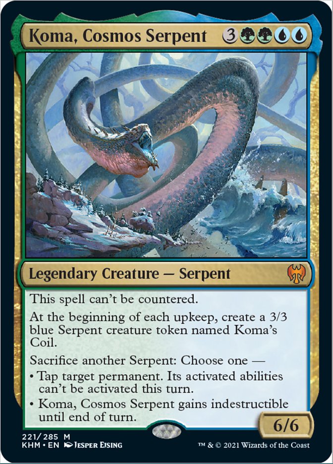 Koma, Cosmos Serpent [Kaldheim] | Clutch Gaming