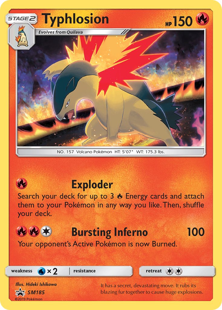 Typhlosion (SM185) [Sun & Moon: Black Star Promos] | Clutch Gaming