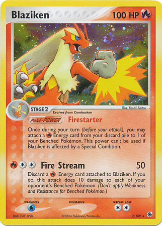 Blaziken (3/109) (Cosmos Holo) [EX: Battle Stadium] | Clutch Gaming