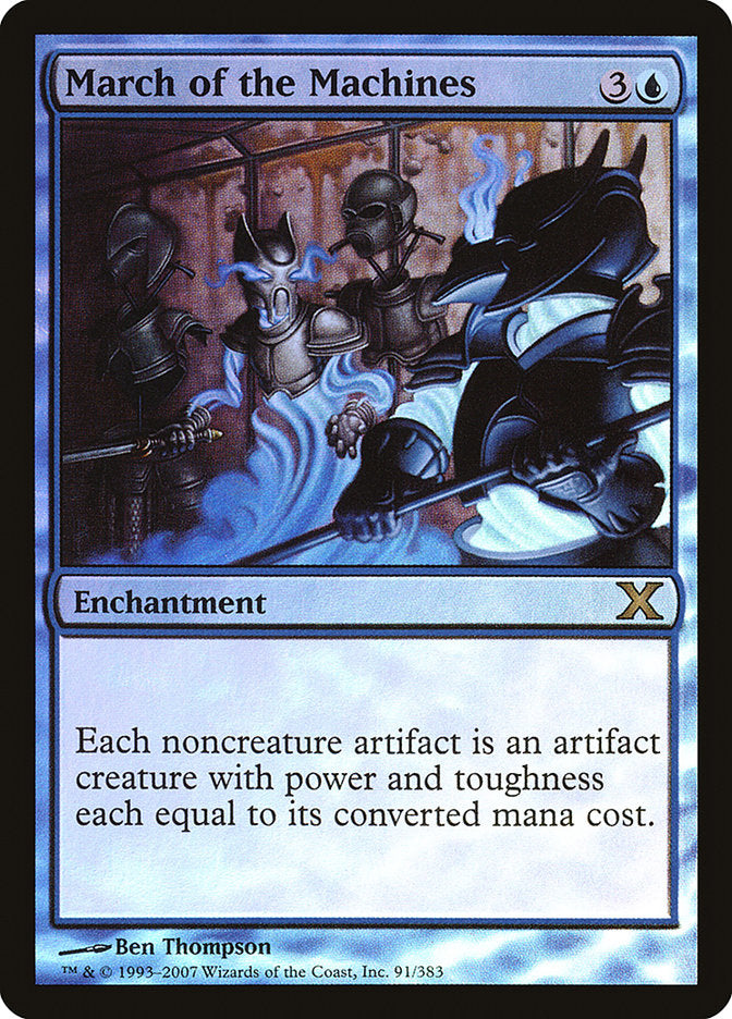 March of the Machines (Premium Foil) [Tenth Edition] | Clutch Gaming