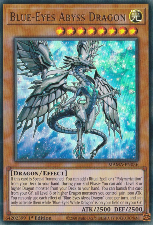 Blue-Eyes Abyss Dragon [MAMA-EN056] Ultra Rare | Clutch Gaming