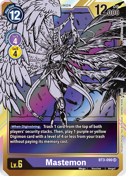 Mastemon [BT3-090] (Alternate Art) [Release Special Booster Ver.1.5] | Clutch Gaming