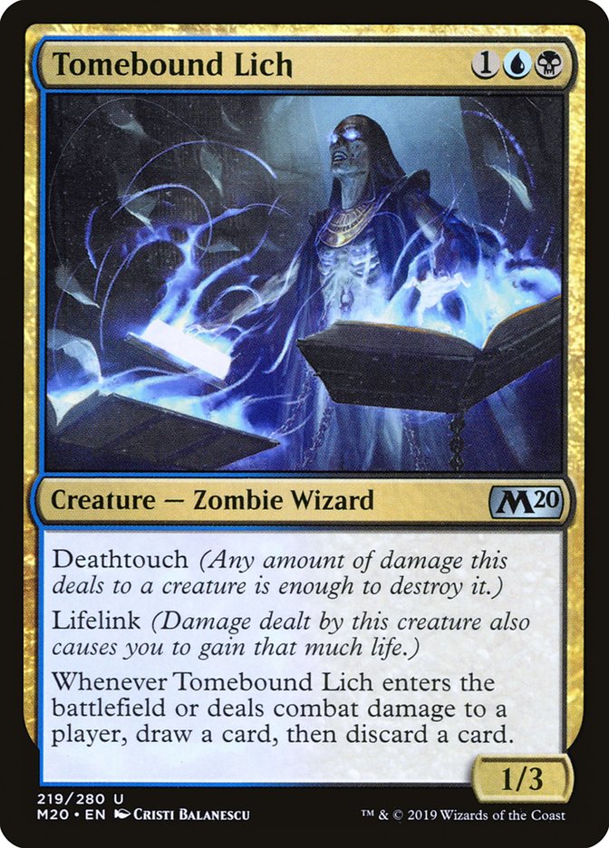 Tomebound Lich [Core Set 2020] | Clutch Gaming