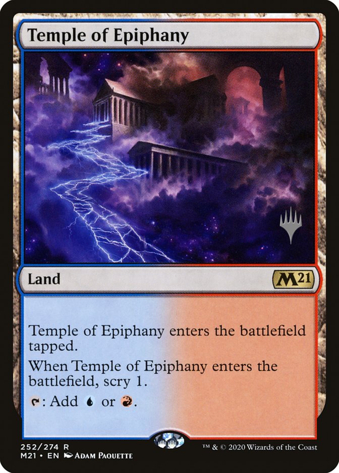 Temple of Epiphany (Promo Pack) [Core Set 2021 Promos] | Clutch Gaming