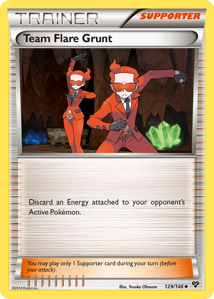 Team Flare Grunt (129/146) [XY: Base Set] | Clutch Gaming