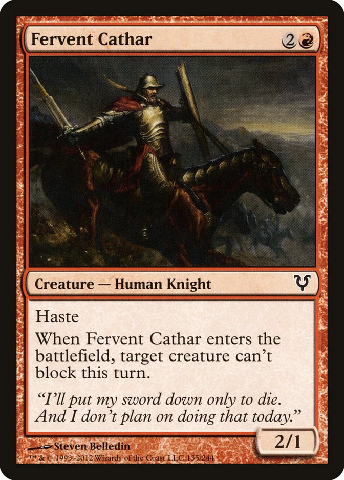 Fervent Cathar [Avacyn Restored] | Clutch Gaming