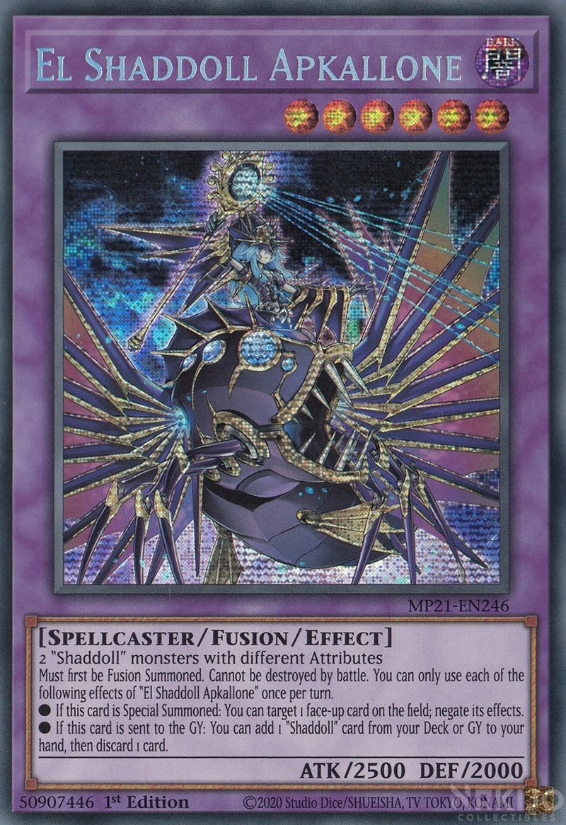 El Shaddoll Apkallone [MP21-EN246] Prismatic Secret Rare | Clutch Gaming