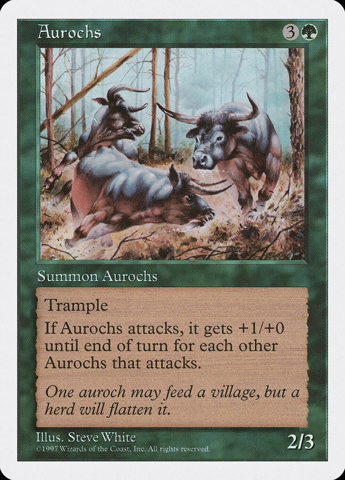 Aurochs [Fifth Edition] | Clutch Gaming