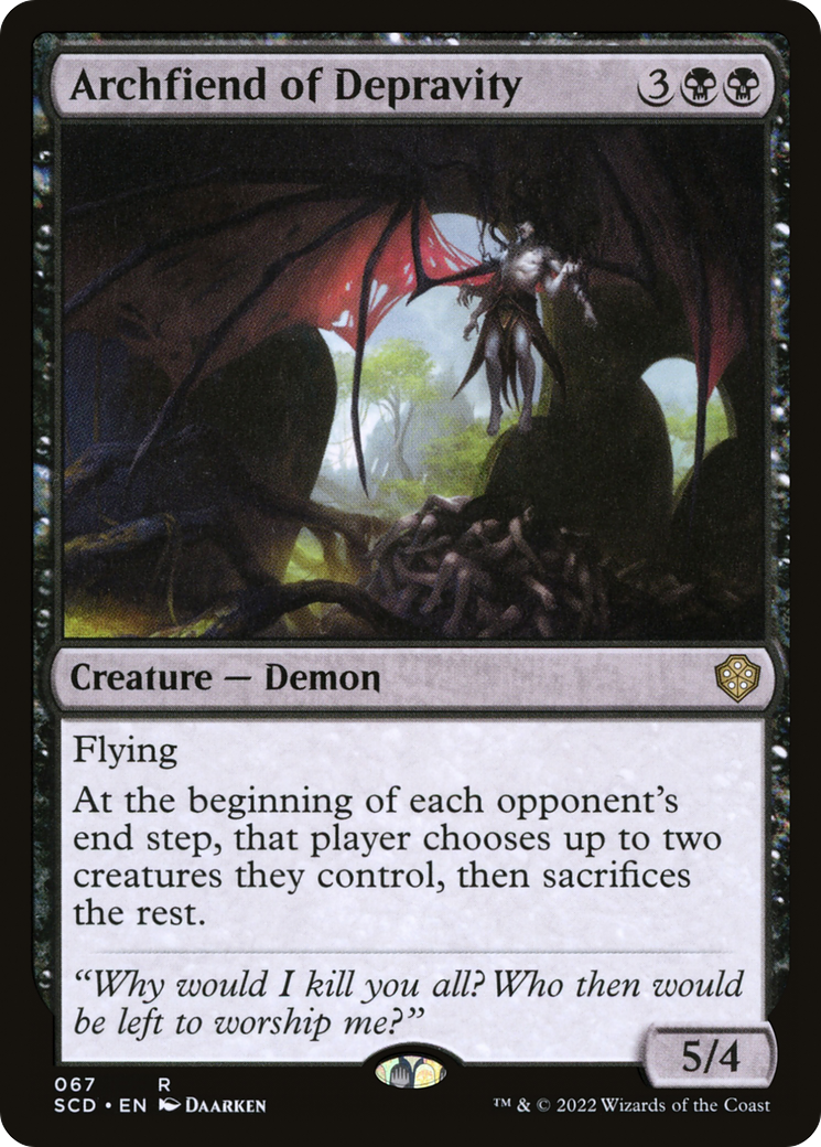 Archfiend of Depravity [Starter Commander Decks] | Clutch Gaming