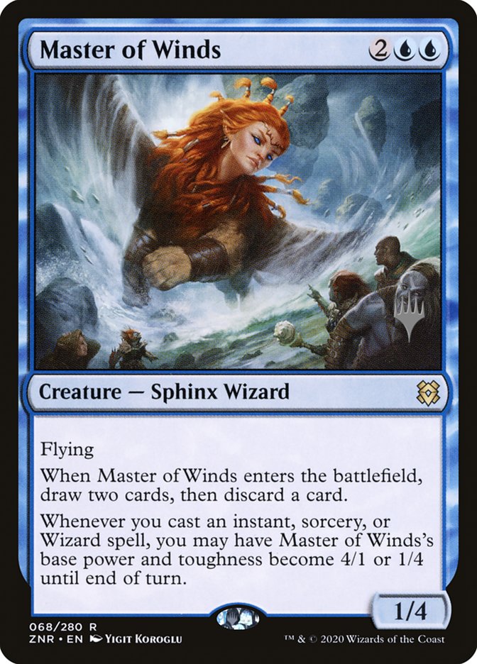 Master of Winds (Promo Pack) [Zendikar Rising Promos] | Clutch Gaming