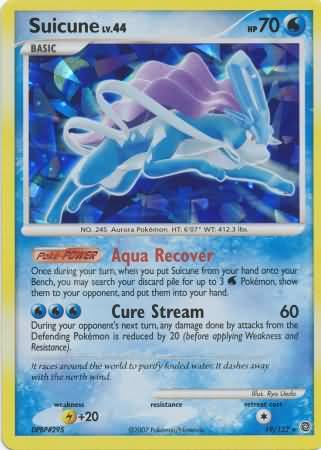 Suicune (19/132) (Cracked Ice Holo) [Diamond & Pearl: Secret Wonders] | Clutch Gaming