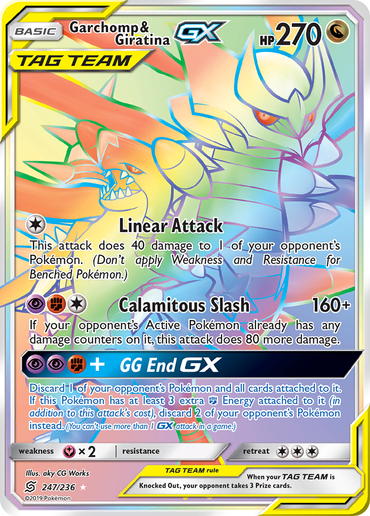 Garchomp & Giratina GX (247/236) [Sun & Moon: Unified Minds] | Clutch Gaming