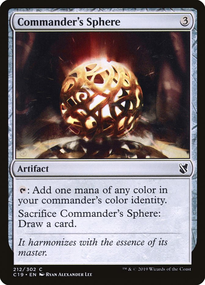 Commander's Sphere [Commander 2019] | Clutch Gaming