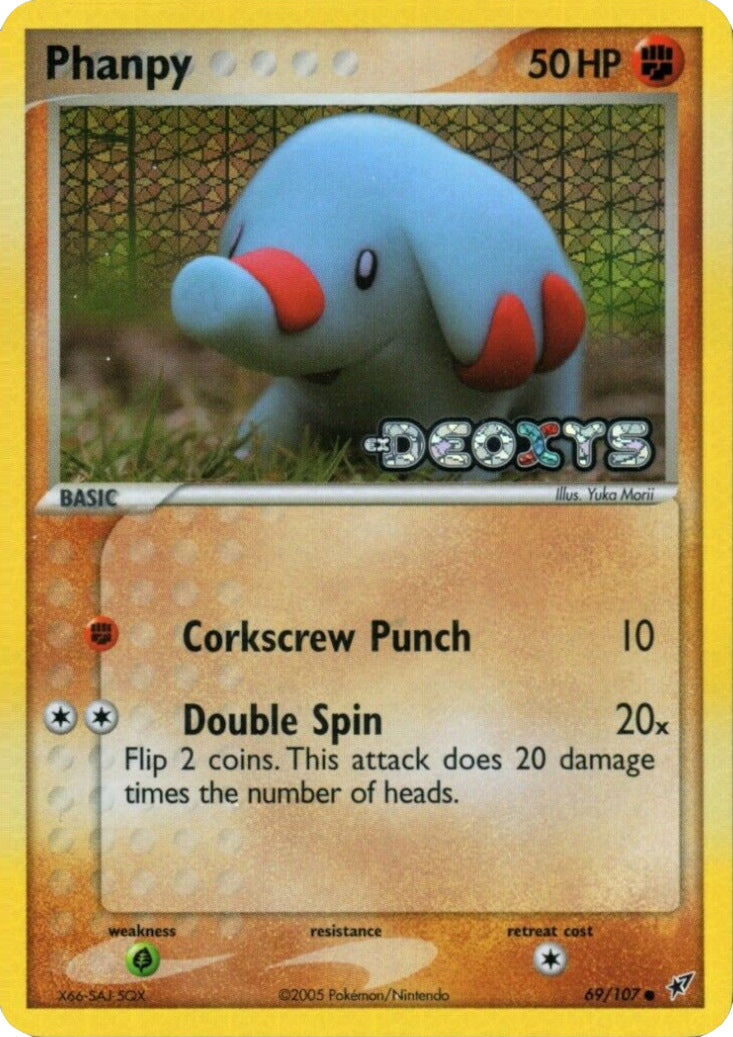 Phanpy (69/107) (Stamped) [EX: Deoxys] | Clutch Gaming