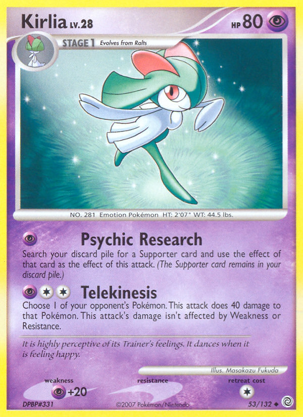 Kirlia (53/132) [Diamond & Pearl: Secret Wonders] | Clutch Gaming