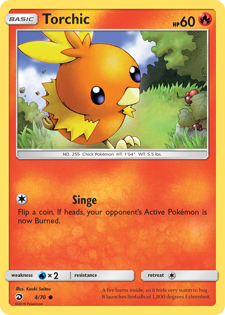 Torchic (4/70) [Sun & Moon: Dragon Majesty] | Clutch Gaming