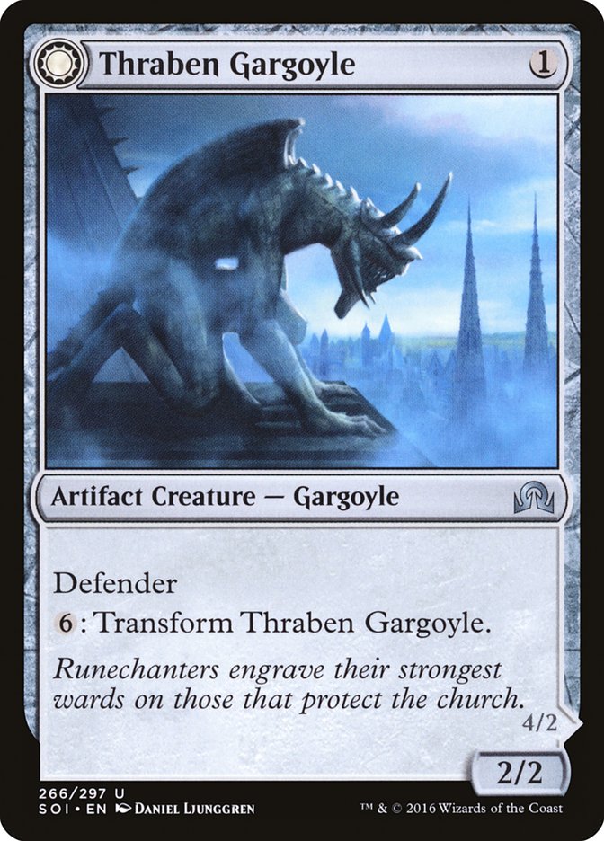 Thraben Gargoyle // Stonewing Antagonizer [Shadows over Innistrad] | Clutch Gaming