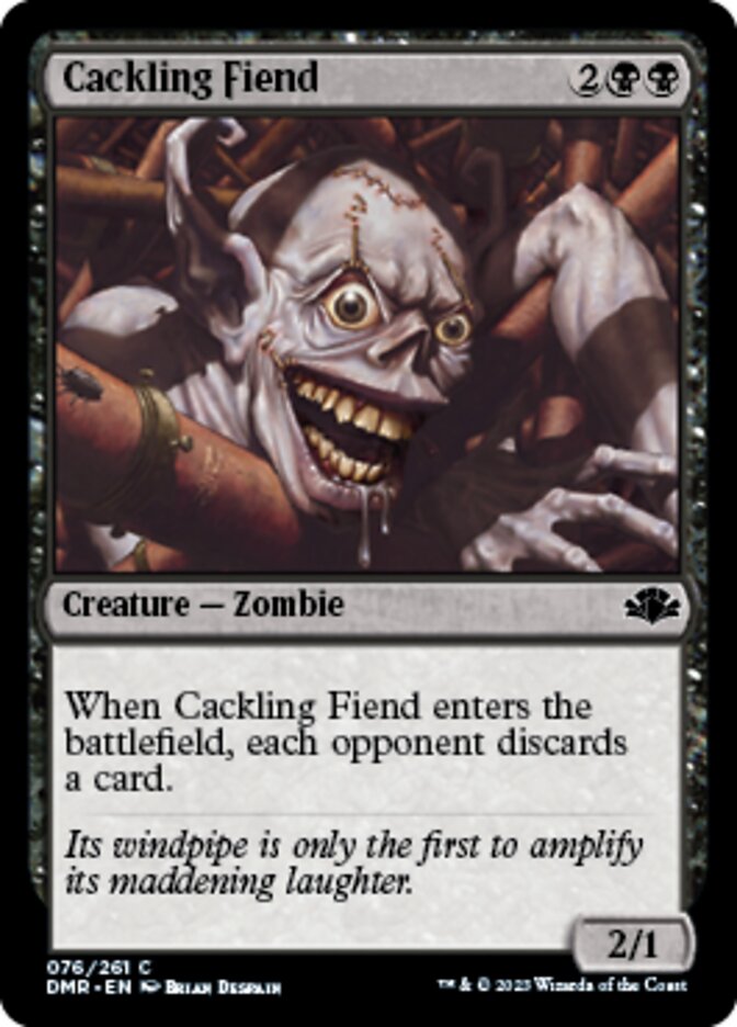 Cackling Fiend [Dominaria Remastered] | Clutch Gaming