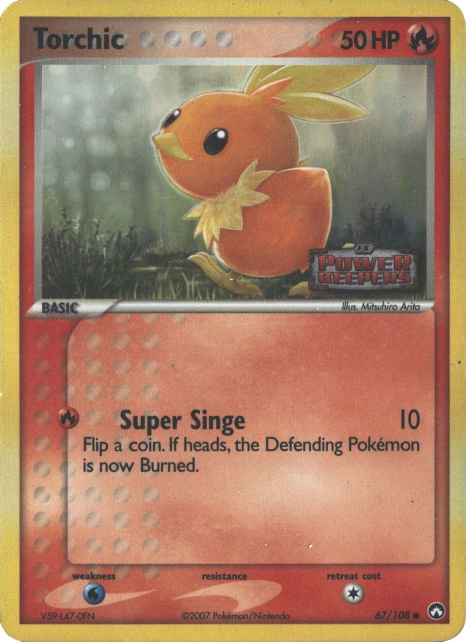 Torchic (67/108) (Stamped) [EX: Power Keepers] | Clutch Gaming