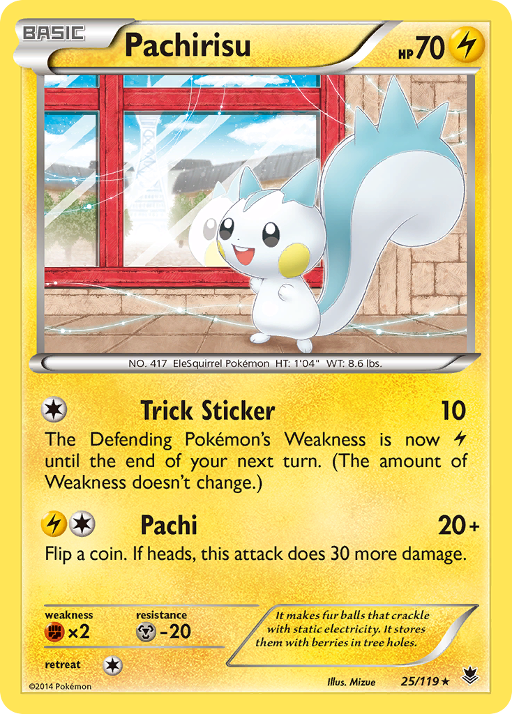 Pachirisu (25/119) [XY: Phantom Forces] | Clutch Gaming