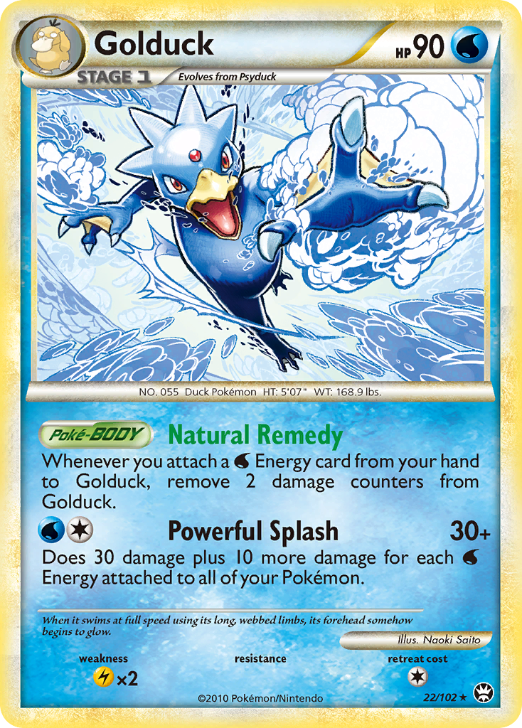 Golduck (22/102) [HeartGold & SoulSilver: Triumphant] | Clutch Gaming