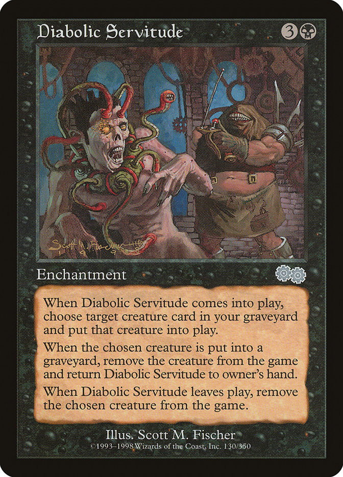 Diabolic Servitude [Urza's Saga] | Clutch Gaming