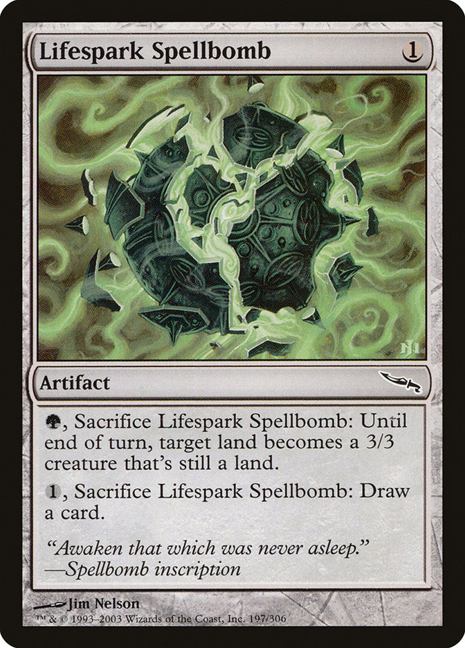 Lifespark Spellbomb [Mirrodin] | Clutch Gaming