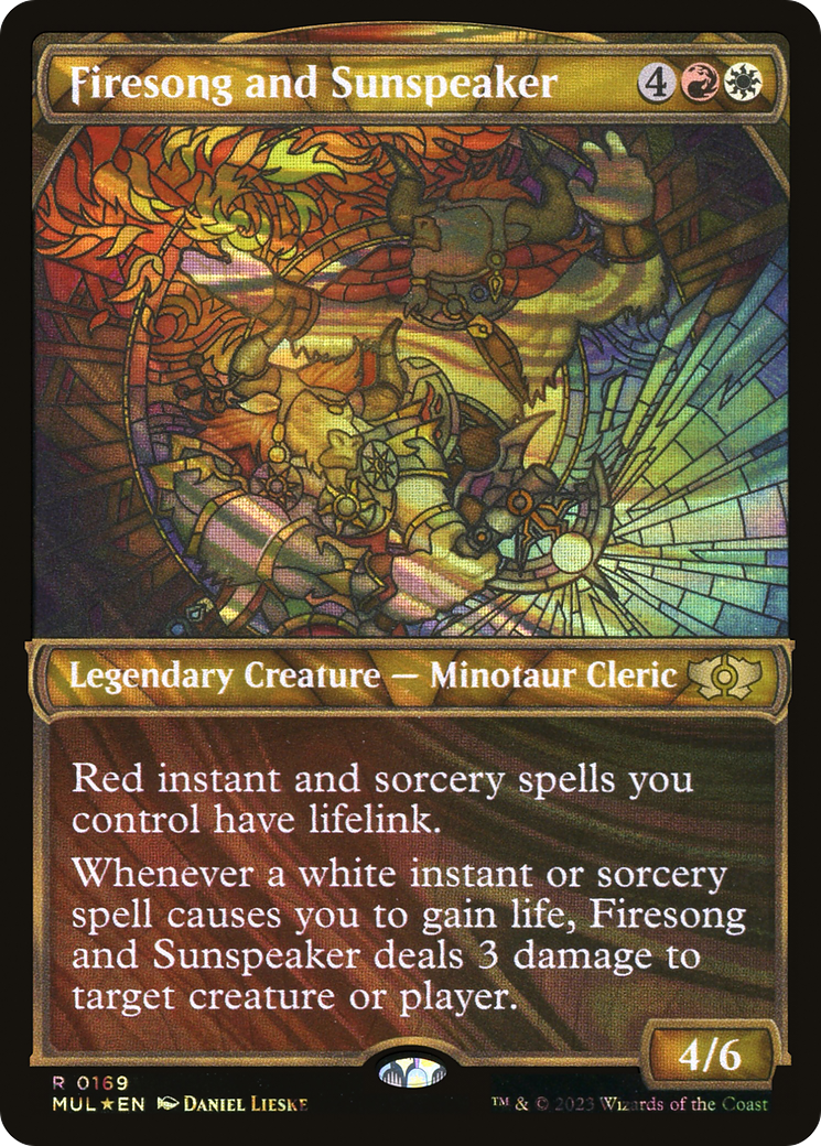 Firesong and Sunspeaker (Halo Foil) [Multiverse Legends] | Clutch Gaming