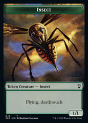 Wolf // Insect Double-Sided Token [Commander Legends: Battle for Baldur's Gate Tokens] | Clutch Gaming