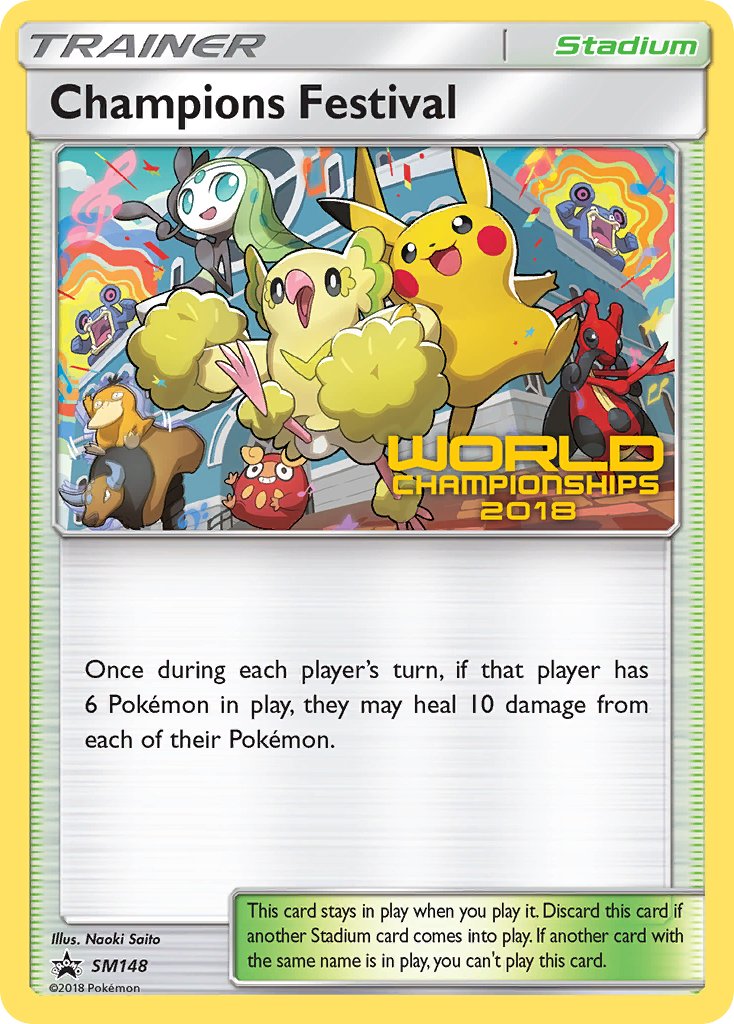 Champions Festival (SM148) (2018 Top Semi Finalist) [Sun & Moon: Black Star Promos] | Clutch Gaming