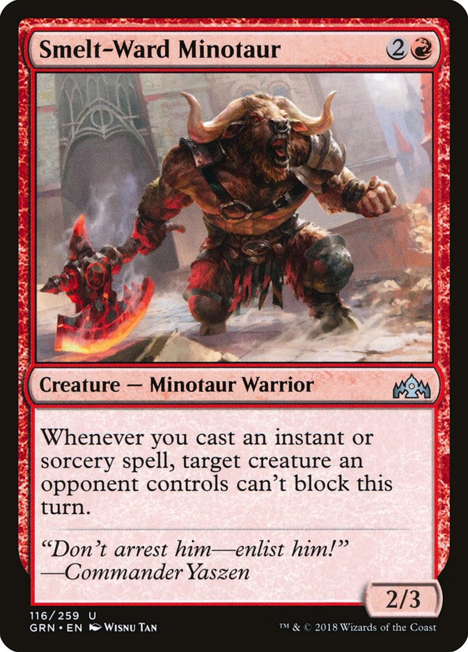 Smelt-Ward Minotaur [Guilds of Ravnica] | Clutch Gaming