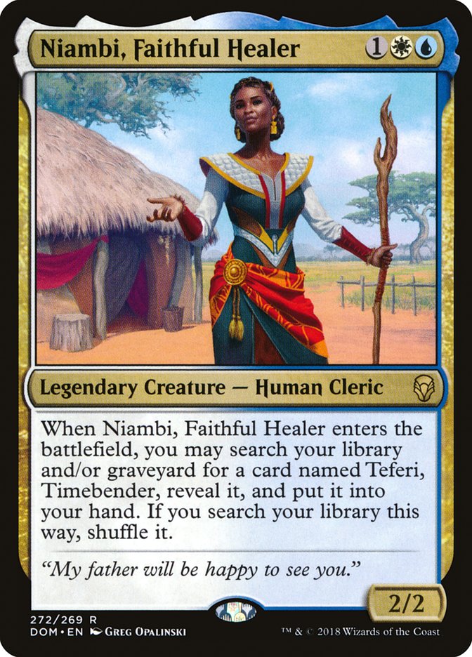 Niambi, Faithful Healer [Dominaria] | Clutch Gaming