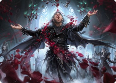 Bloodsoaked Reveler Art Card [Innistrad: Crimson Vow Art Series] | Clutch Gaming