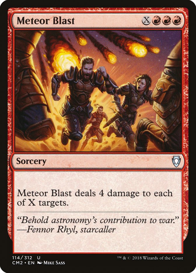 Meteor Blast [Commander Anthology Volume II] | Clutch Gaming
