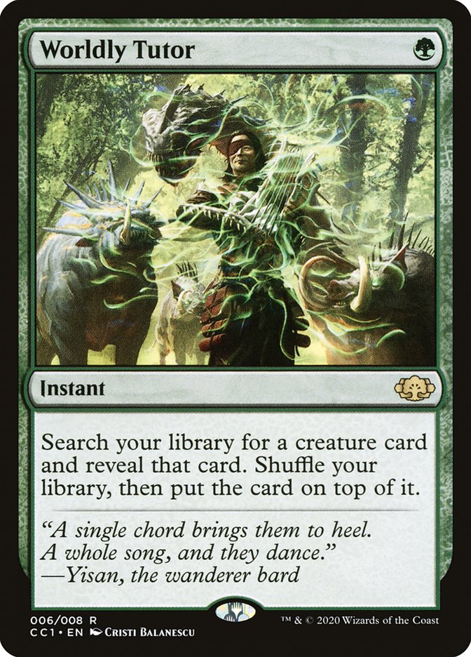 Worldly Tutor [Commander Collection: Green] | Clutch Gaming