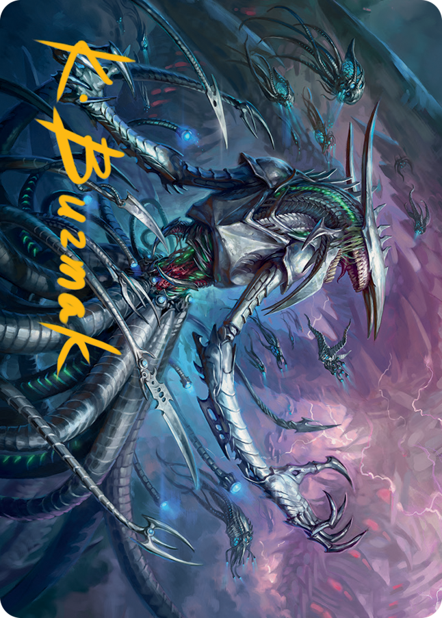 Jin-Gitaxias Art Card (Gold-Stamped Signature) [March of the Machine Art Series] | Clutch Gaming