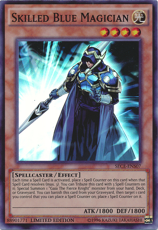 Skilled Blue Magician [SECE-ENS07] Super Rare | Clutch Gaming