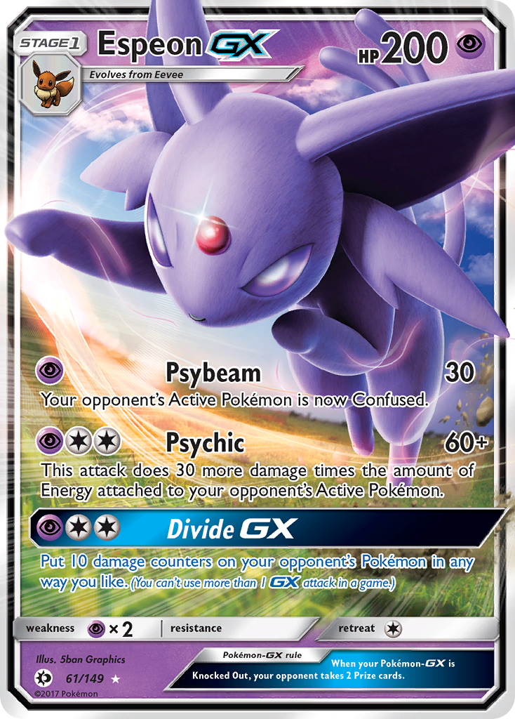 Espeon GX (61/149) [Sun & Moon: Base Set] | Clutch Gaming