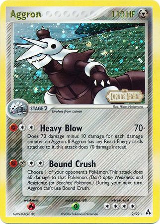 Aggron (2/92) (Stamped) [EX: Legend Maker] | Clutch Gaming