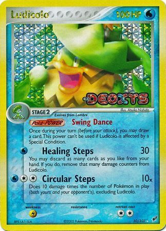 Ludicolo (10/107) (Stamped) [EX: Deoxys] | Clutch Gaming