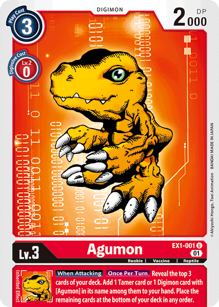 Agumon [EX1-001] [Classic Collection] | Clutch Gaming