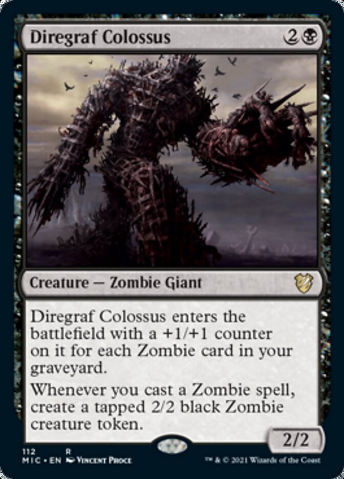 Diregraf Colossus [Innistrad: Midnight Hunt Commander] | Clutch Gaming