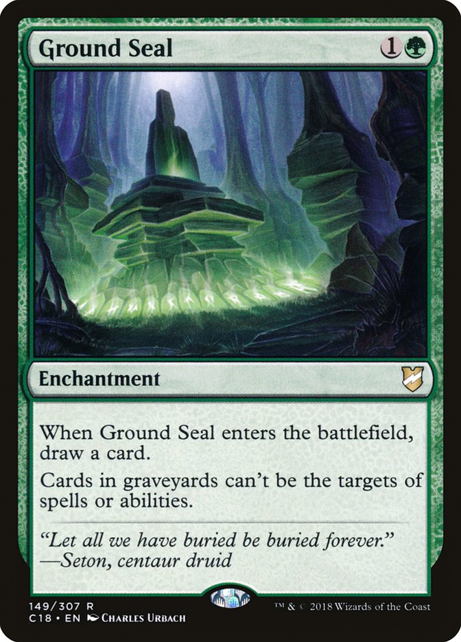 Ground Seal [Commander 2018] | Clutch Gaming