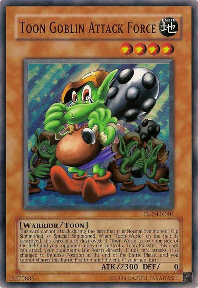 Toon Goblin Attack Force [DL7-EN001] Super Rare | Clutch Gaming