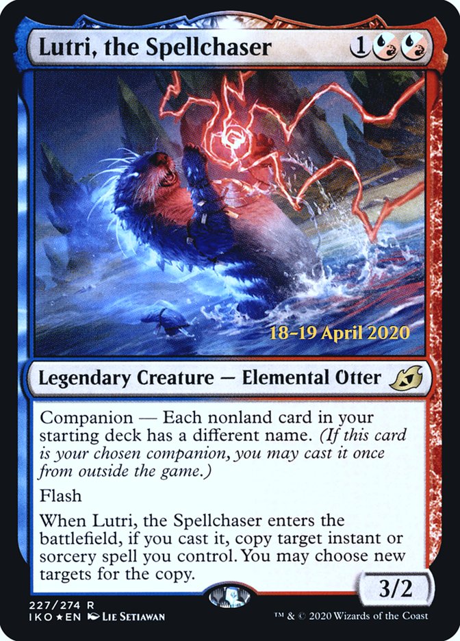 Lutri, the Spellchaser [Ikoria: Lair of Behemoths Prerelease Promos] | Clutch Gaming