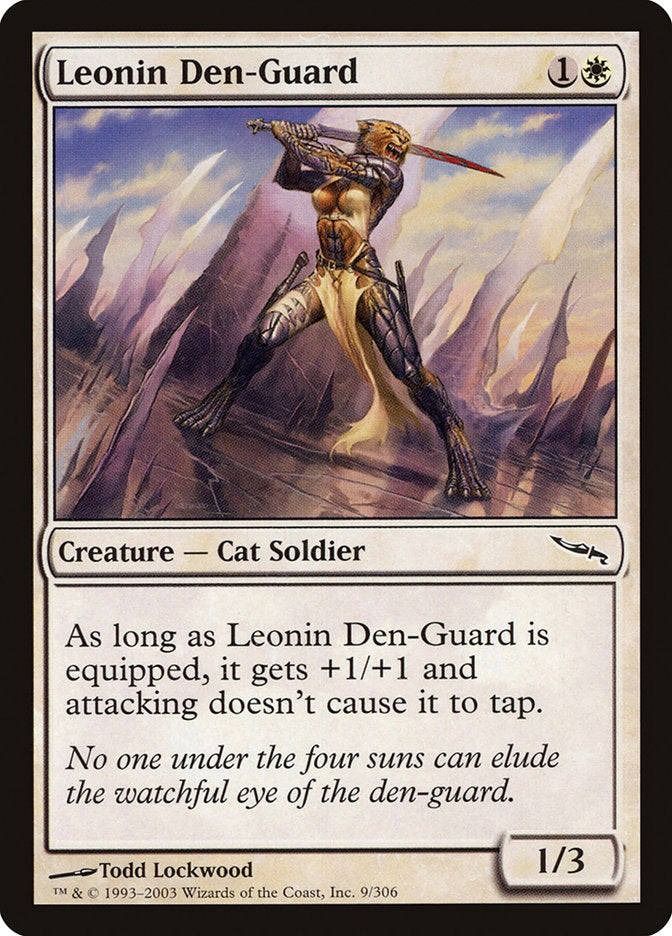 Leonin Den-Guard [Mirrodin] | Clutch Gaming