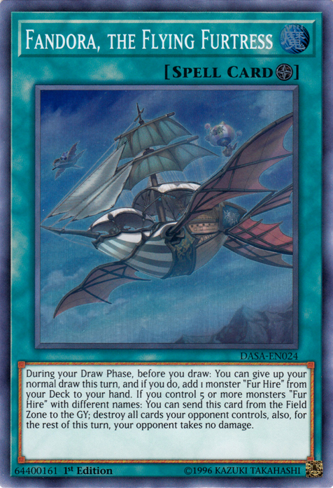 Fandora, the Flying Furtress [DASA-EN024] Super Rare | Clutch Gaming